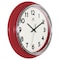 Infinity Instruments Gas Station Classic Wall Clock, Red, 12 in. 20332RD-4562 - alternate 7